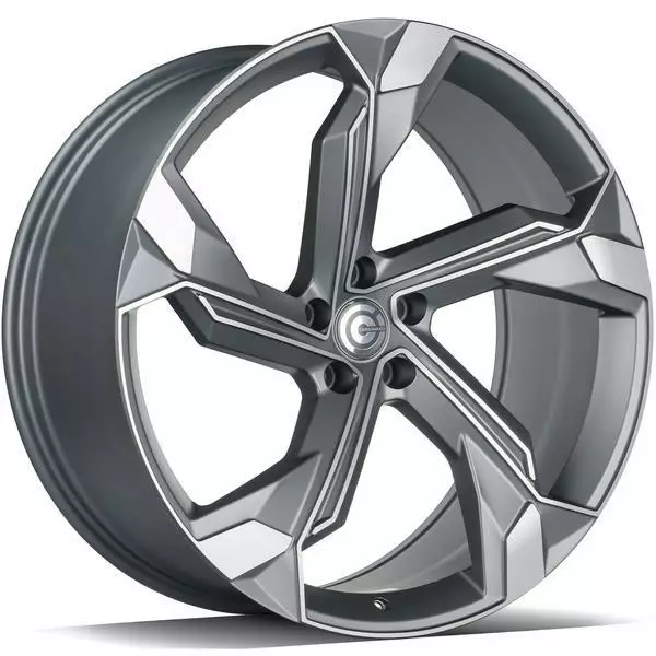 Superstar Matt Anthracite Front Polished 9,5x21 5/112 ET25 CB66.5 60° - Alumiinivanteet - 363171 - 1