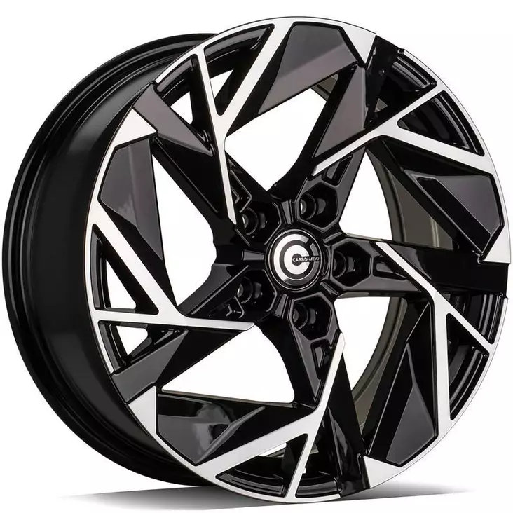 Vulcano Black Front Polished 7x17 5/114,3 ET35 CB73.1 60° - Alumiinivanteet - 363481 - 1