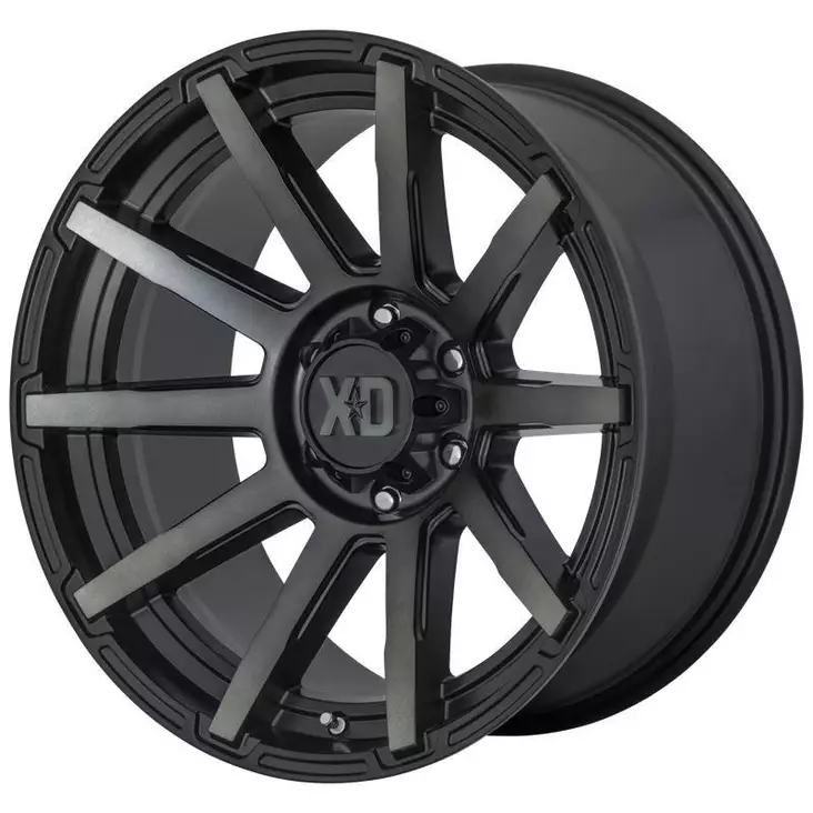 XD847 Satin Black With Gray Tint 9x20 5/150 ET0 CB110,5 60° - Alumiinivanteet - 254451 - 1