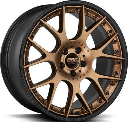 BBS CH-RII Satin Bronze Black 10,5x21 5/130 ET47 CB71.6 R14 - Alumiinivanteet - 260742 - 1