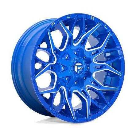 D770 TWITCH ANODIZED BLUE MILLED 10x22 8/180 ET-18 CB124.3 60° - Alumiinivanteet - 302172 - 1