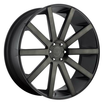 DC121 MATTE BLACK DOUBLE DARK TINT 10,5x22 5/127 ET35 CB71.5 60° - Alumiinivanteet - 245672 - 1