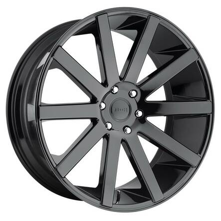 DC219 GLOSS BLACK 10x26 6/139,7 ET20 CB106.1 60° - Alumiinivanteet - 245022 - 1