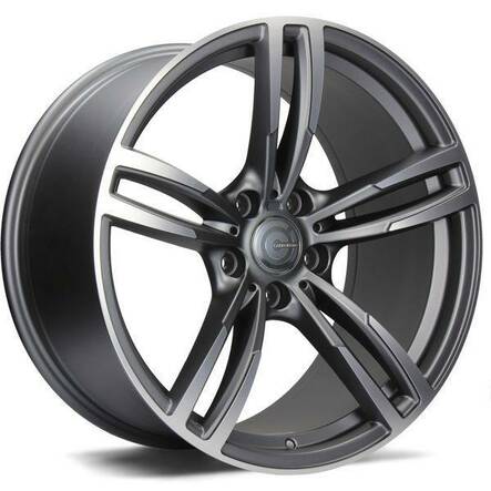 Diamond Matt Anthracite Front Polished 8x17 5/120 ET33 CB72.6 60° - Alumiinivanteet - 313522 - 1