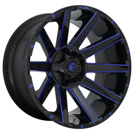 FC644 GLOSS BLACK BLUE TINTED CLEAR 9x20 6/135/139,7 ET20 CB106.1 60° - Alumiinivanteet - 254802 - 1