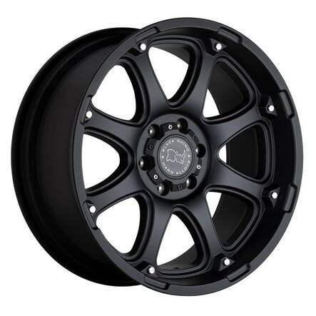 GLAMIS MATTE BLACK 9x18 8/170 ET-12 CB125.1 60° - Alumiinivanteet - 325412 - 1