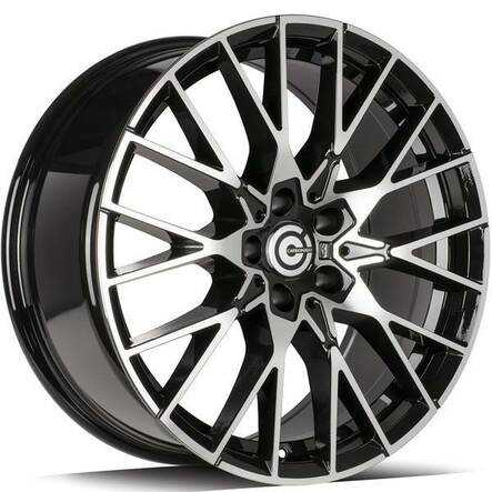 Illusion Black Front Polished 8x18 5/112 ET30 CB66.5 60° - Alumiinivanteet - 320212 - 1