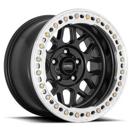 KM235 GRENADE CRAWL BEADLOCK SATIN BLACK 9x18 8/165,1 ET-24 CB125.1 60° - Alumiinivanteet - 329022 - 1