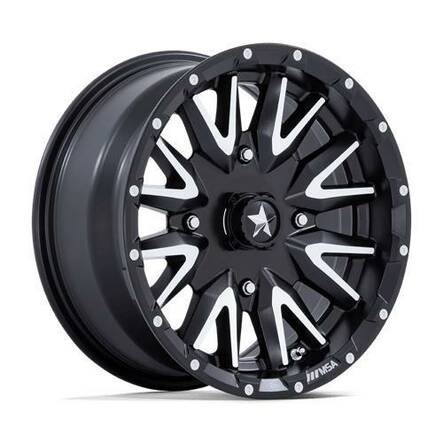 M49 CREED MATTE BLACK MACHINED 7x15 4/156 ET10 CB115.1 60° - Alumiinivanteet - 327352 - 1