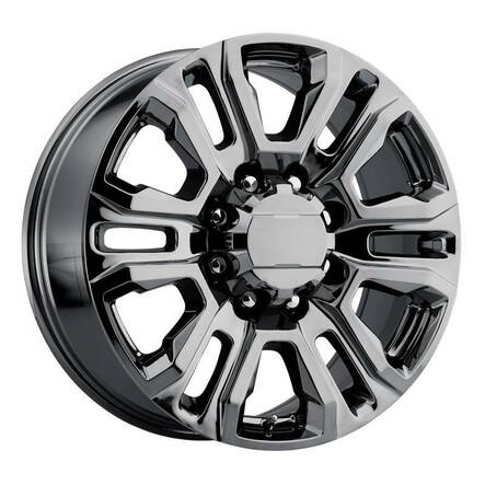 PR207 BLACK CHROME 8,5x20 8/180 ET47 CB124.2 60° - Alumiinivanteet - 324902 - 1