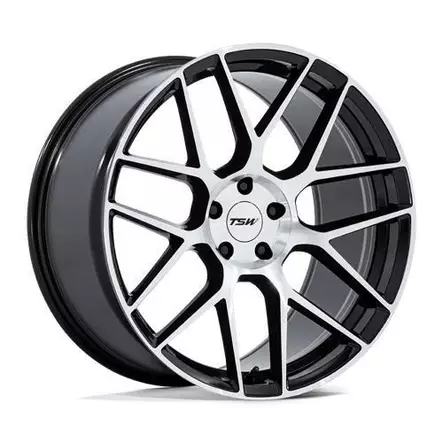 TW002 LASARTHE GLOSS BLACK MACHINED 8,5x18 5/100 ET38 CB72.6 60° - Alumiinivanteet - 338822 - 1