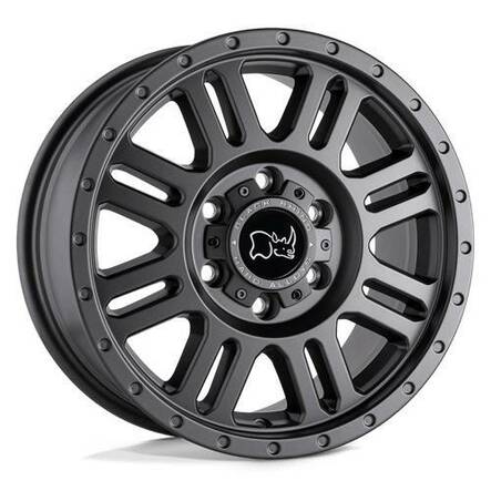 YELLOWSTONE MATTE GUNMETAL 8x16 6/130 ET38 CB84.1 60° - Alumiinivanteet - 327972 - 1