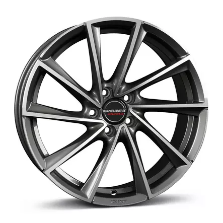 BORBET VTX Graph Pol 8x18 5/114,3 ET40 CB72.6 60° - Alumiinivanteet - 340382 - 1