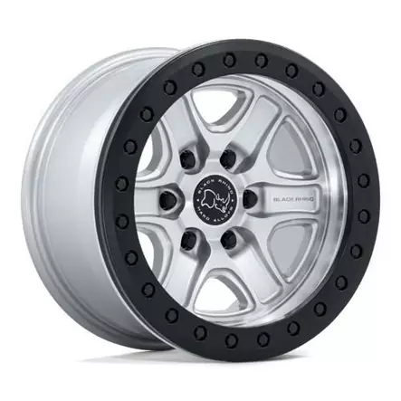 BR200 ECHO TRAIL LOCK BEADLOCK HYPER SILVER W/ MAC 9x18 6/139,7 ET12 CB106.1 60° - Alumiinivanteet - 368692 - 1