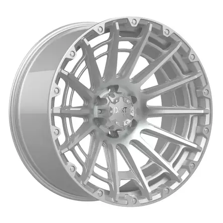 D56 Silver Machined face 9x18 6/139,7 ET8 CB106.1 60° - Alumiinivanteet - 364602 - 2