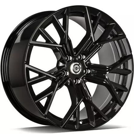 Fast Black Glossy 9,5x20 5/112 ET35 CB66.6 60° - Alumiinivanteet - 352002 - 1