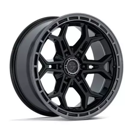 FC896 HEATHEN GLOSS BLACK W/ GLOSS GUNMETAL LIP 9x20 6/139,7 ET20 CB106.1 60° - Alumiinivanteet - 368982 - 1