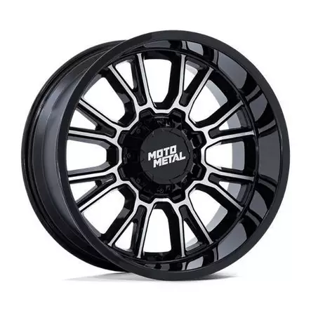 MO810 LEGACY GLOSS BLACK MACHINED 9x22 8/180 ET1 CB124.2 60° - Alumiinivanteet - 359762 - 1