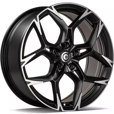 Monster Matt Black Front Polished 8x19 5/112 ET40 CB57.1 60° - Alumiinivanteet - 354452 - 2