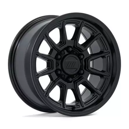 PA209 RATTLER MATTE BLACK 8,5x17 6/135 ET0 CB87.1 60° - Alumiinivanteet - 372382 - 1
