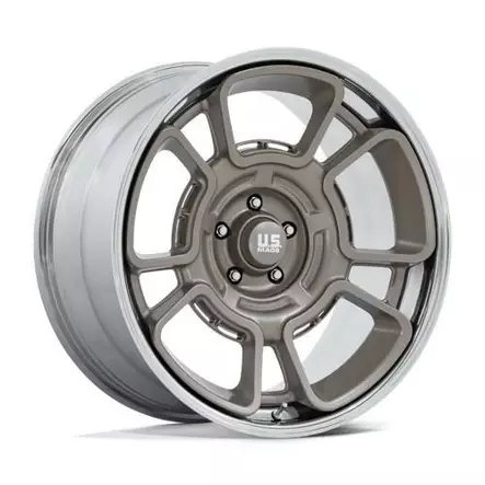 UC147 FLAGSTAFF PEWTER W/ CHROME LIP 9x22 5/127 ET0 CB78.1 60° - Alumiinivanteet - 369752 - 1