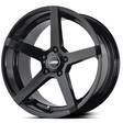 ABS355 GLOSSY BLACK - AVM MED SKADOR 8,5x19 5/110 ET35 CB74,1 - Alumiinivanteet - 295682 - 1