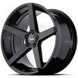 ABS355 GLOSSY BLACK 8,5x20 5/120 ET35 CB74,1 - Alumiinivanteet - 217392 - 1