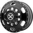 AO402 Satin Black Milled - Front 8,25x5 10/285,75 ET144 CB220,1 60° - Alumiinivanteet - 277402 - 1