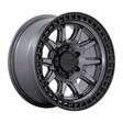 CALICO MATTE GUNMETAL W/ MATTE BLACK LIP 8,5x17 6/139,7 ET-10 CB106,1 60° - Alumiinivanteet - 311752 - 1
