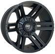 D102 Flatblack 10x20 6/135/139,7 ET-25 CB106.1 60° - Alumiinivanteet - 300332 - 1