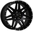 D62 Flatblack milled rivets 9x20 6/114,3 ET25 CB66,1 60° - Alumiinivanteet - 215732 - 1
