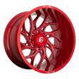 D742 RUNNER CANDY RED MILLED 8,25x22 8/210 ET-246 CB154.3 60° - Alumiinivanteet - 299172 - 1