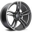 Diamond Matt Anthracite Front Polished 8x17 5/120 ET33 CB72.6 60° - Alumiinivanteet - 313522 - 1
