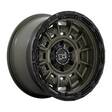 LEGION OLIVE DRAB GREEN W/ BLACK LIP 9x17 6/139,7 ET-12 CB106.1 60° - Alumiinivanteet - 325762 - 1