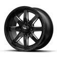 MA25 Milled Satin Black 7x14 4/110 ET10 CB86,0 60° - Alumiinivanteet - 324222 - 1