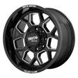MO803 Gloss Black Milled 10x20 6/135 ET-18 CB87,1 60° - Alumiinivanteet - 268332 - 1