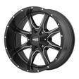 MO970 Satin Black Milled 10x18 5/127/139,7 ET-24 CB78,3 60° - Alumiinivanteet - 307492 - 1