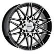 P3C GLOSS BLACK W/ MACHINED FACE 8x18 5/112 ET40 CB66,6 60° - Alumiinivanteet - 331772 - 1