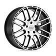 P6A GLOSS BLACK W/ MACHINED CUT FACE 8x18 5/120 ET35 CB76,1 60° - Alumiinivanteet - 339112 - 1