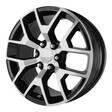 PR150 Gloss Black/Machined 9x22 6/139,7 ET27 CB78,3 60° - Alumiinivanteet - 243452 - 1