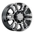 PR207 BLACK CHROME 8,5x20 8/180 ET47 CB124.2 60° - Alumiinivanteet - 324902 - 1