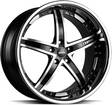 VERTINI Fairlady Black Mach Face 8,5x20 5/120 ET35 CB72,6 60° - Alumiinivanteet - 28722 - 1