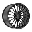 WURTTEMBURG MATTE BLACK W/ GLOSS BLACK FACE 10,5x19 5/112 ET22 CB66,6 60° - Alumiinivanteet - 300782 - 1