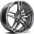 Way Anthracite Front Polished 7,5x17 5/112 ET45 CB66,6 60° - Alumiinivanteet - 313672 - 1