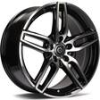 Way Black Front Polished 9x19 5/112 ET45 CB66,5 60° - Alumiinivanteet - 320142 - 1