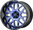 XD820 Satin Black Machined Face With Blue Tinted C 10x20 5/127 ET-24 CB78,3 60° - Alumiinivanteet - 239462 - 1