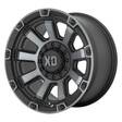 XD852 Satin Black With Gray Tint 9x17 6/135/139,7 ET0 CB106,1 60° - Alumiinivanteet - 263002 - 1