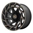 XD860 ONSLAUGHT SATIN BLACK W/ BRONZE TINT 9x20 6/135 ET0 CB87,1 60° - Alumiinivanteet - 327872 - 1