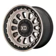 XD856 Satin Black With Bronze Tint 10x20 5/127/139,7 ET-18 CB78,1 60° - Alumiinivanteet - 277042 - 1