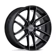 NC280 PRODIGY 6 GLOSS BLACK DARK TINTED CLEAR 9,5x22 6/139,7 ET20 CB106.1 60° - Alumiinivanteet - 341912 - 1